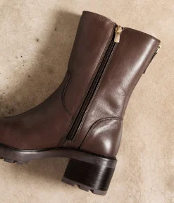 Femme Mellow Yellow Boots, Bottines-Boots fourrées choco Tomette