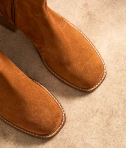 Femme Mellow Yellow Boots, Bottines-Boots velours Ann