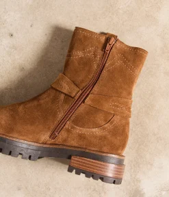 Femme Mellow Yellow Boots, Bottines-Boots velours Zia