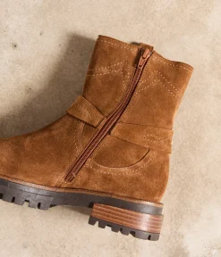 Femme Mellow Yellow Boots, Bottines-Boots velours Zia