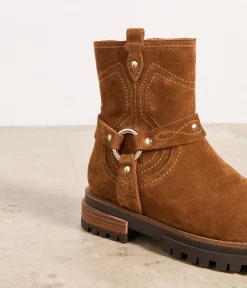 Femme Mellow Yellow Boots, Bottines-Boots velours Zia