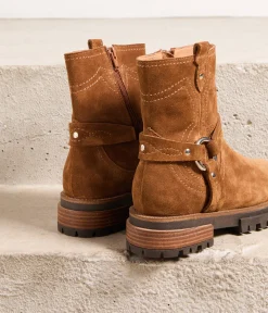 Femme Mellow Yellow Boots, Bottines-Boots velours Zia