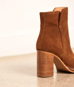 Femme Mellow Yellow Boots, Bottines-Boots velours Rebelle