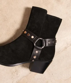 Femme Mellow Yellow Boots, Bottines-Boots velours Bella