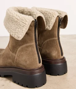 Femme Mellow Yellow Boots, Bottines-Boots velours Flynn