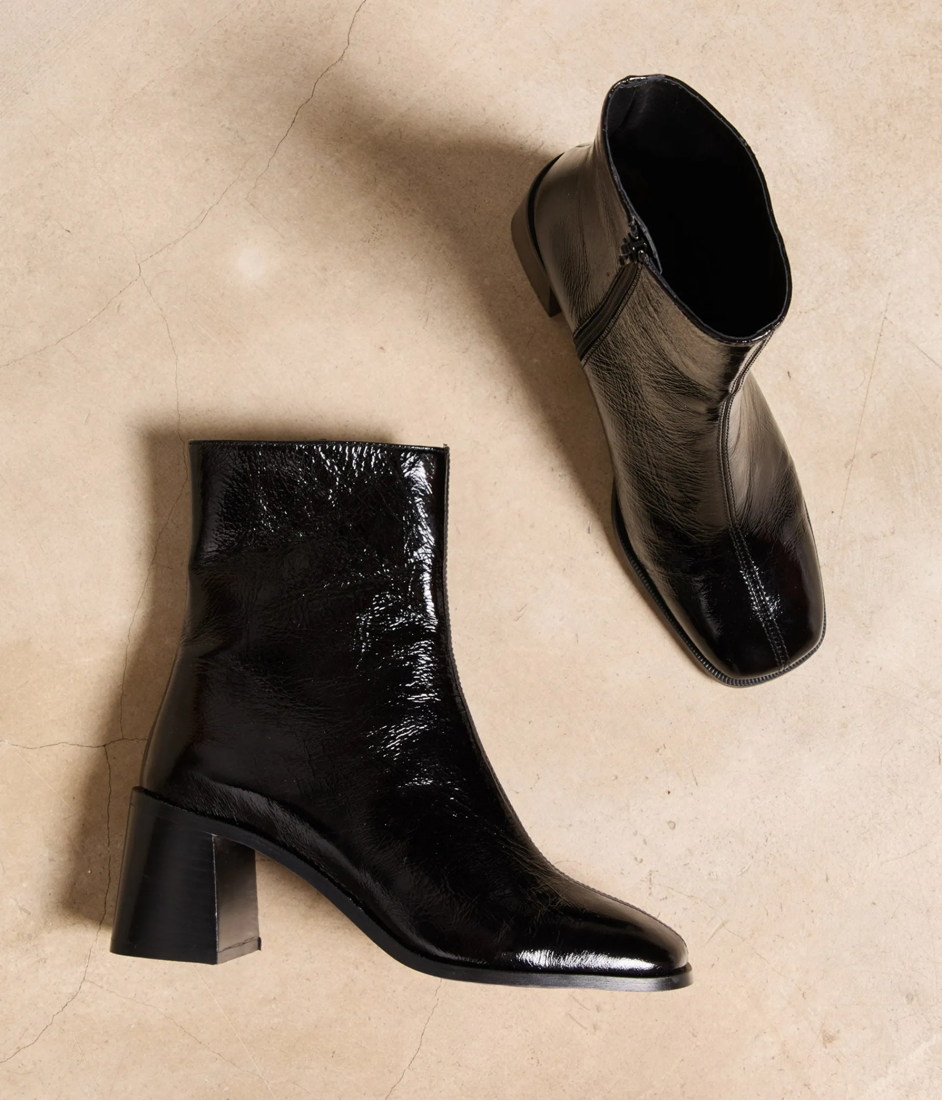 Femme Mellow Yellow Boots, Bottines-Boots vernies es Hulsa