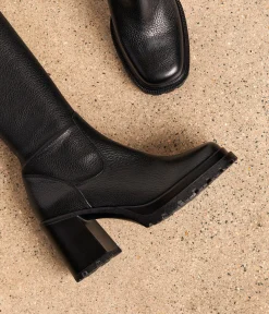 Femme Mellow Yellow Bottes-Bottes talon noires Arnaude