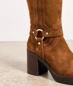 Femme Mellow Yellow Bottes-Bottes velours Zoé