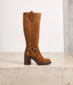 Femme Mellow Yellow Bottes-Bottes velours Zoé