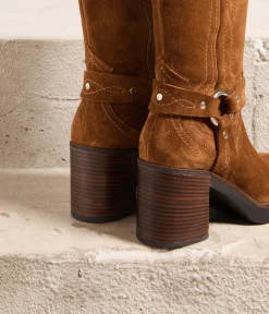 Femme Mellow Yellow Bottes-Bottes velours Zoé