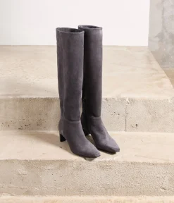 Femme Mellow Yellow Bottes-Bottes velours Gabriela