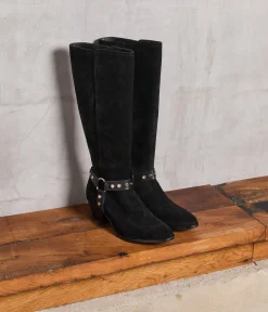 Femme Mellow Yellow Bottes-Bottes velours Gigi