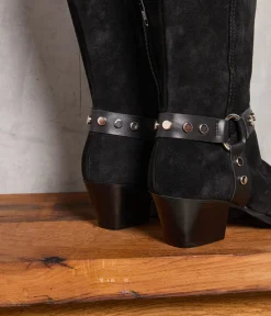 Femme Mellow Yellow Bottes-Bottes velours Gigi