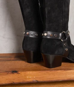 Femme Mellow Yellow Bottes-Bottes velours Gigi