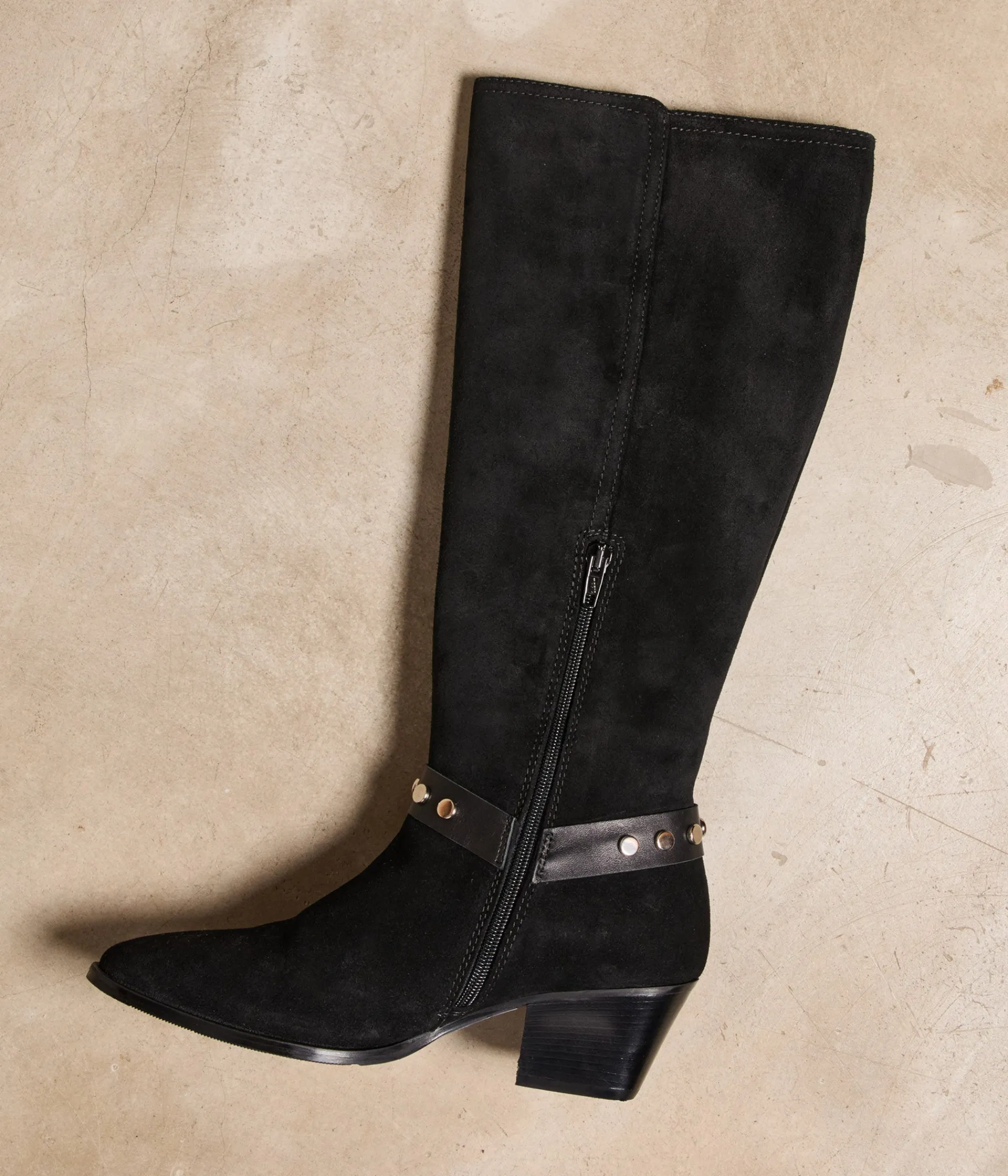 Femme Mellow Yellow Bottes-Bottes velours Gigi