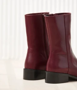 Femme Mellow Yellow Boots, Bottines-Bottines bordeaux Apolline