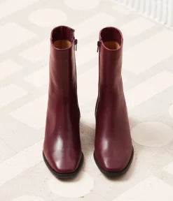 Femme Mellow Yellow Boots, Bottines-Bottines bordeaux Apolline