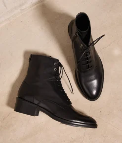 Femme Mellow Yellow Boots, Bottines-Bottines cuir Lemon