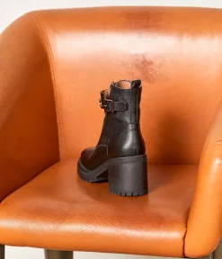 Femme Mellow Yellow Boots, Bottines-Bottines es cuir Anya