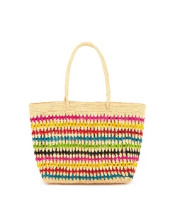 Mellow Yellow Sacs, Pochettes-Cabas tressé Flore