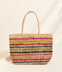 Mellow Yellow Sacs, Pochettes-Cabas tressé Flore