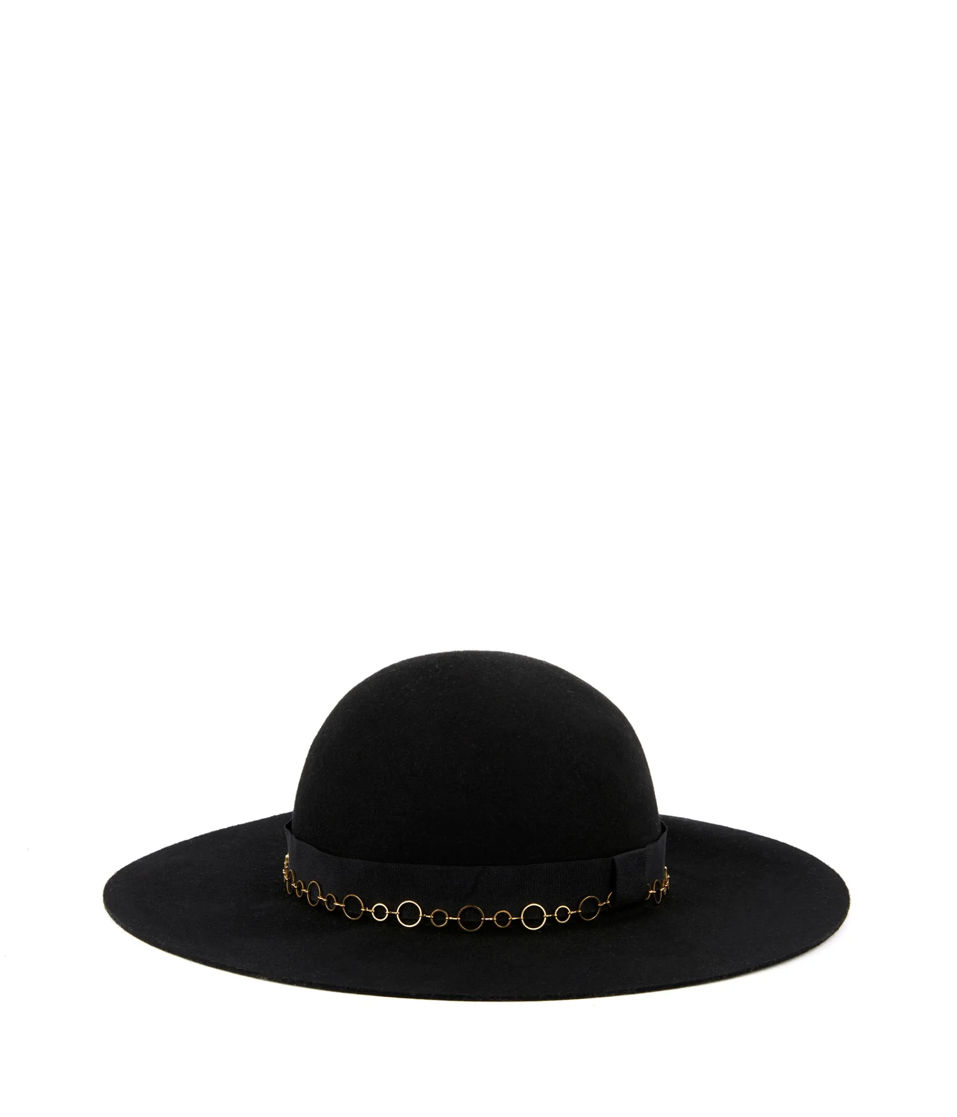 Mellow Yellow Chaussettes, Accessoires-Capeline noire Illusion