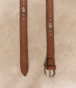 Mellow Yellow Chaussettes, Accessoires-Ceinture marron Maddie