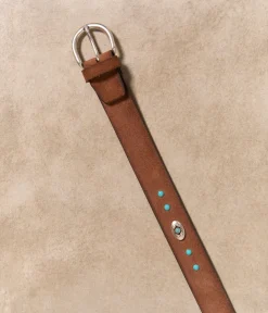 Mellow Yellow Chaussettes, Accessoires-Ceinture marron Maddie