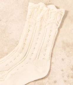 Mellow Yellow Chaussettes-Chaussettes s dentelle Lisette