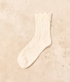 Mellow Yellow Chaussettes-Chaussettes s dentelle Lisette