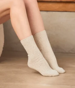 Mellow Yellow Chaussettes, Accessoires-Chaussettes côtelées s April