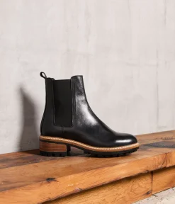 Femme Mellow Yellow Boots, Bottines-Chelsea boots crantées Calista