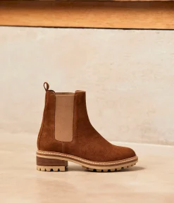 Femme Mellow Yellow Boots, Bottines-Chelsea boots tabac Calista