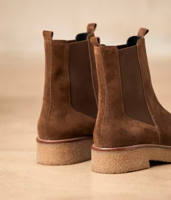 Femme Mellow Yellow Boots, Bottines-Chelsea boots taupe Acacia