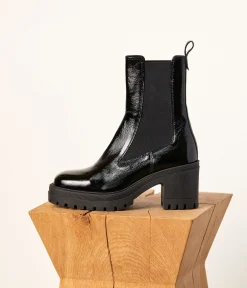 Femme Mellow Yellow Boots, Bottines-Chelsea boots vernies Alixia