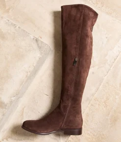 Femme Mellow Yellow Bottes-Cuissardes velours Lauren