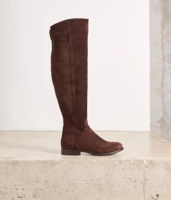 Femme Mellow Yellow Bottes-Cuissardes velours Lauren