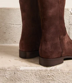 Femme Mellow Yellow Bottes-Cuissardes velours Lauren