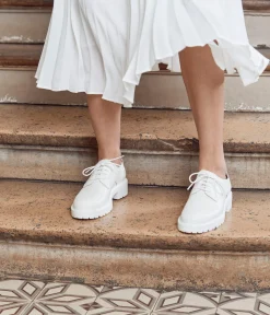 Femme Mellow Yellow Derbies, Mocassins-Derbies écrus Randy