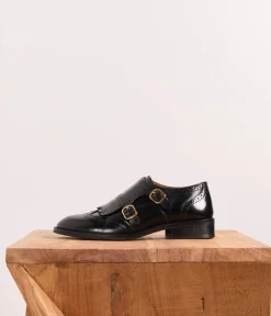 Femme Mellow Yellow Derbies, Mocassins-Derbies monk noirs Chandler