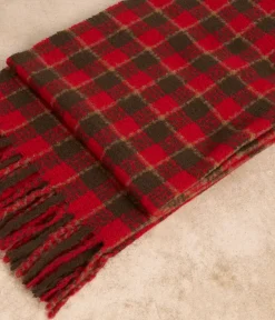 Mellow Yellow Foulards, Écharpes-Echarpe rouge carreaux Harry