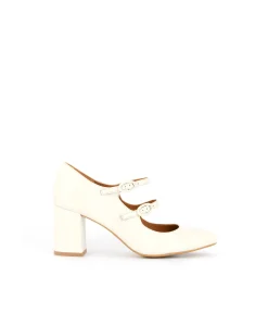 Femme Mellow Yellow Escarpins, Babies-Escarpins cuir écru Appolonie