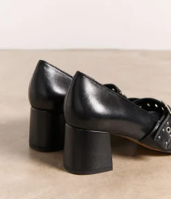 Femme Mellow Yellow Escarpins, Babies-Escarpins cuir Opaline