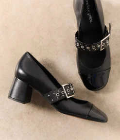 Femme Mellow Yellow Escarpins, Babies-Escarpins cuir Opaline