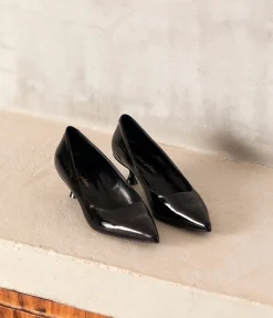 Femme Mellow Yellow Escarpins, Babies-Escarpins noirs vernis Cyriane