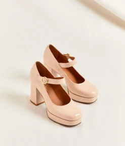 Femme Mellow Yellow Escarpins, Babies-Escarpins vernis Camomille