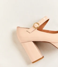 Femme Mellow Yellow Escarpins, Babies-Escarpins vernis Camomille