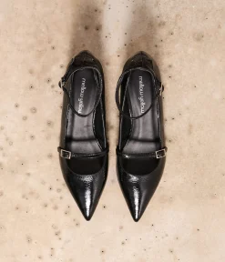 Femme Mellow Yellow Escarpins-Escarpins vernis s Ludovica