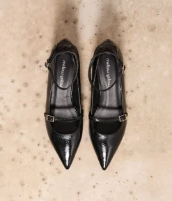 Femme Mellow Yellow Escarpins-Escarpins vernis s Ludovica