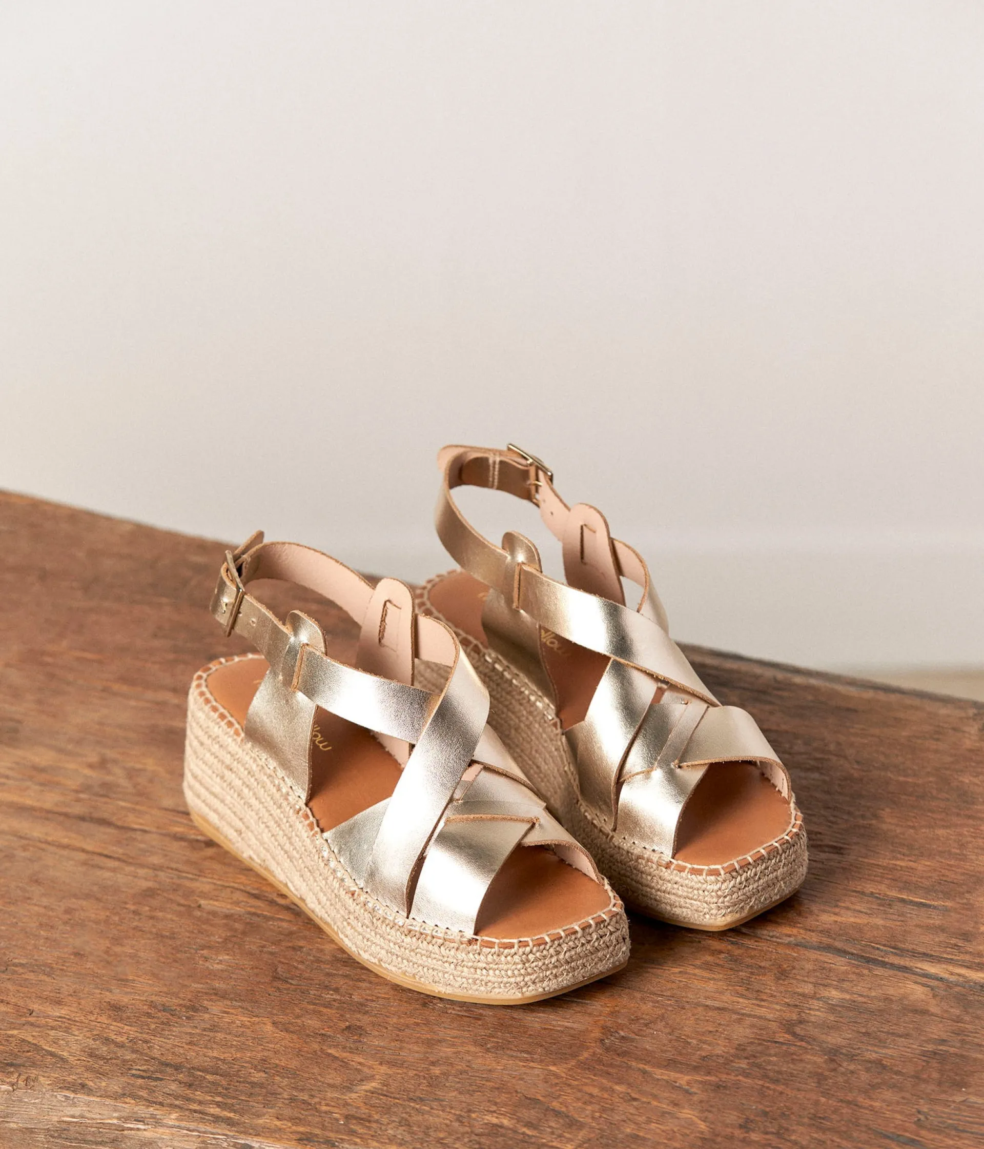 Femme Mellow Yellow Espadrilles-Espadrilles compensées Elise